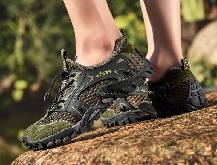 Mens Barefoot Shoes  Water Sneakers Non Slip Hiking Climbing Aqua Shoes Beach Barefoot Upstream Shoes Seaside Shoes