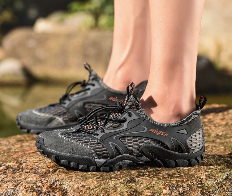 Mens Barefoot Shoes  Water Sneakers Non Slip Hiking Climbing Aqua Shoes Beach Barefoot Upstream Shoes Seaside Shoes
