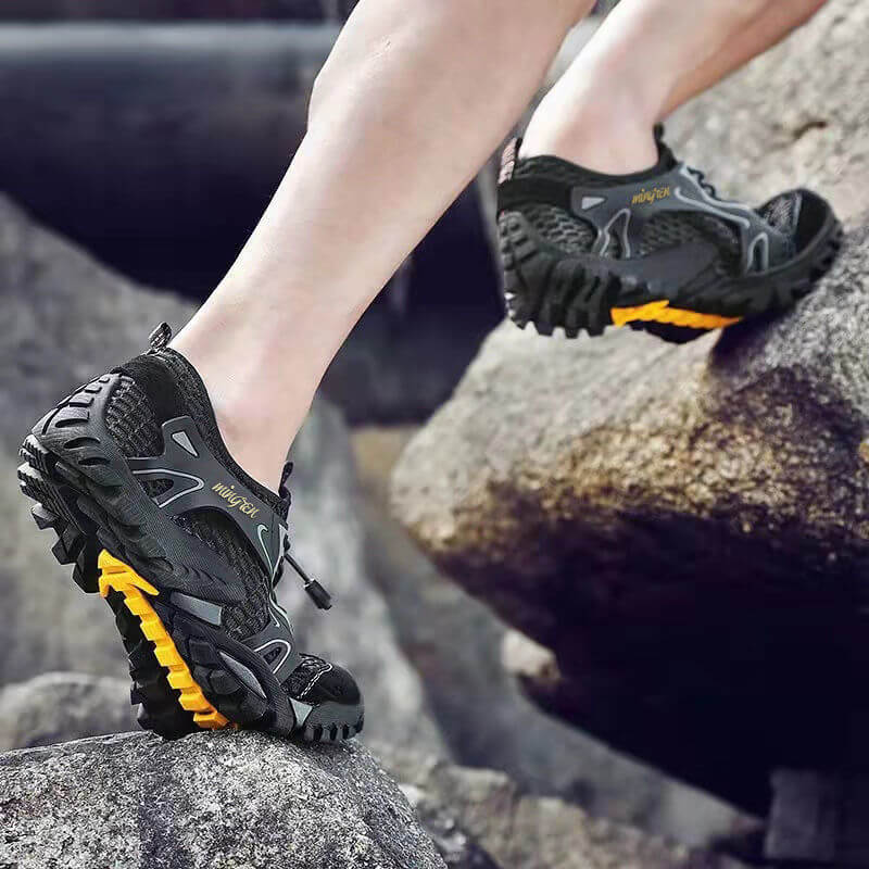Mens Barefoot Shoes  Water Sneakers Non Slip Hiking Climbing Aqua Shoes Beach Barefoot Upstream Shoes Seaside Shoes