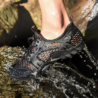 Mens Barefoot Shoes  Water Sneakers Non Slip Hiking Climbing Aqua Shoes Beach Barefoot Upstream Shoes Seaside Shoes