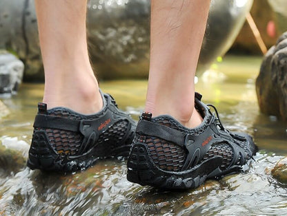 Mens Barefoot Shoes  Water Sneakers Non Slip Hiking Climbing Aqua Shoes Beach Barefoot Upstream Shoes Seaside Shoes