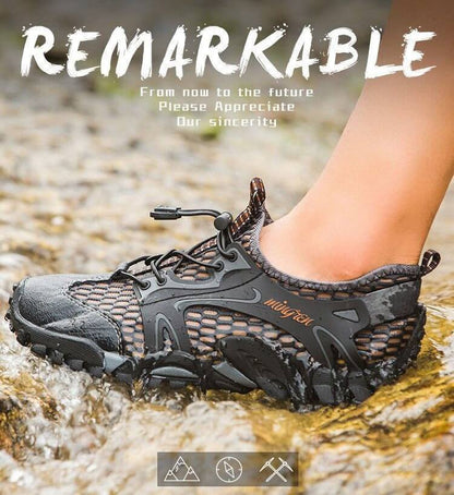 Mens Barefoot Shoes  Water Sneakers Non Slip Hiking Climbing Aqua Shoes Beach Barefoot Upstream Shoes Seaside Shoes