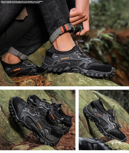 Mens Barefoot Shoes  Water Sneakers Non Slip Hiking Climbing Aqua Shoes Beach Barefoot Upstream Shoes Seaside Shoes