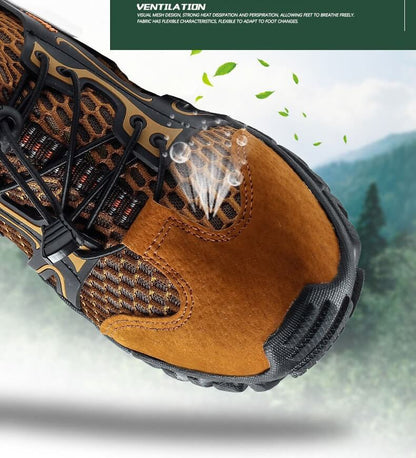 Mens Barefoot Shoes  Water Sneakers Non Slip Hiking Climbing Aqua Shoes Beach Barefoot Upstream Shoes Seaside Shoes