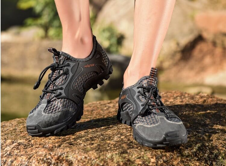 Mens Barefoot Shoes  Water Sneakers Non Slip Hiking Climbing Aqua Shoes Beach Barefoot Upstream Shoes Seaside Shoes
