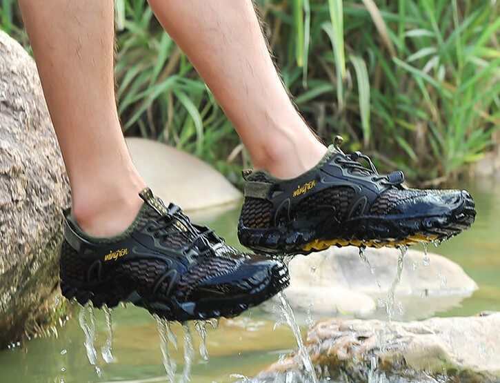Mens Barefoot Shoes  Water Sneakers Non Slip Hiking Climbing Aqua Shoes Beach Barefoot Upstream Shoes Seaside Shoes