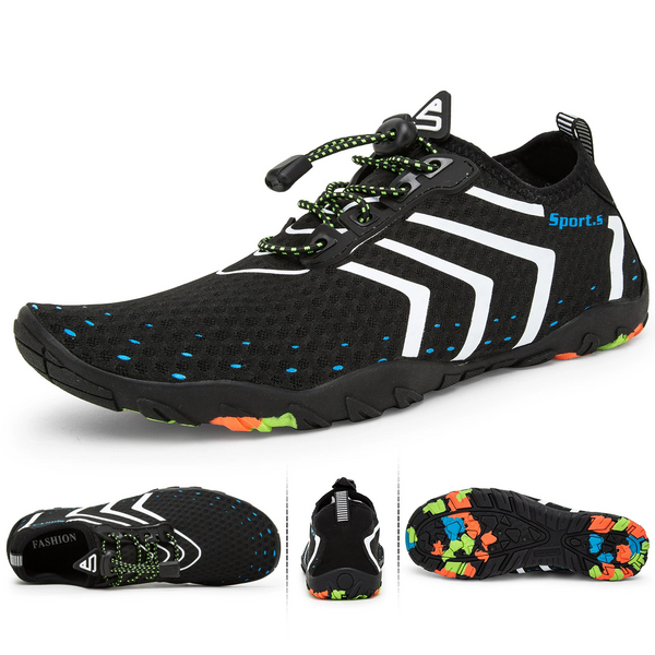 kaegreel barefoot shoes 31414 black white