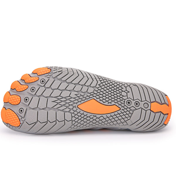 kaegreel barefoot shoes 31429 gray orange