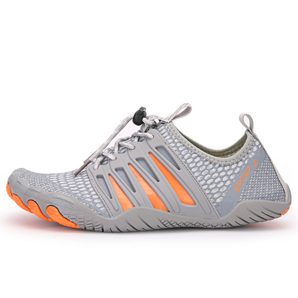 kaegreel barefoot shoes 31429 gray orange