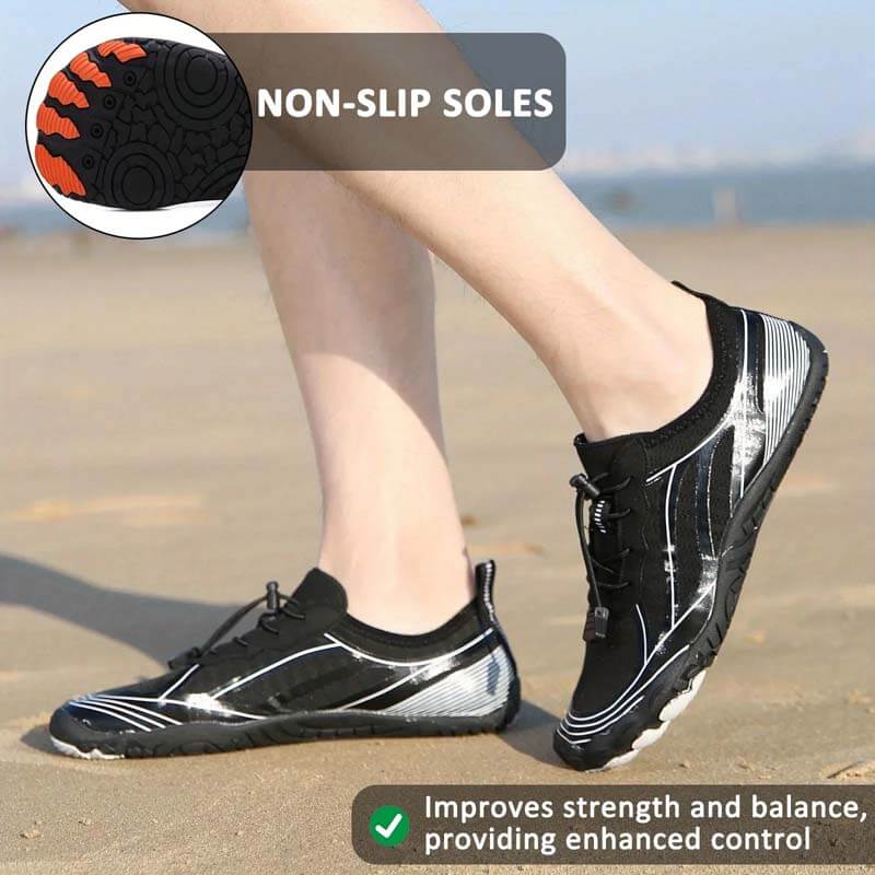 Chaussures aux pieds nus à séchage