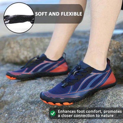 Chaussures aux pieds nus à séchage