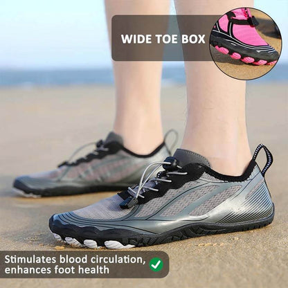 Chaussures aux pieds nus à séchage