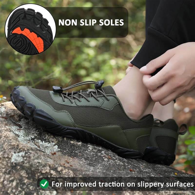 Chaussures de randonnée aux pieds nus pour hommes Sports extérieurs chaussures d'escalade de randonnée de randonnée