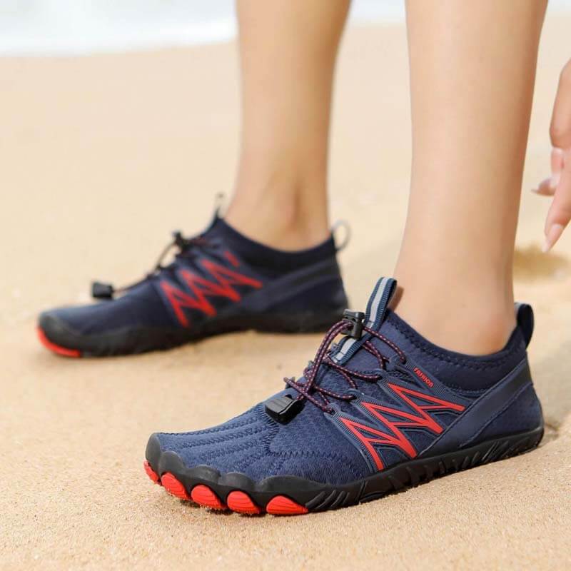 Nuovo fiume Scarpe da inseguimento Summer Calcolato a cinque dita Scarpe da spiaggia per alpinismo per esterni Sports Scarpe d'acqua per nuoto ondulato