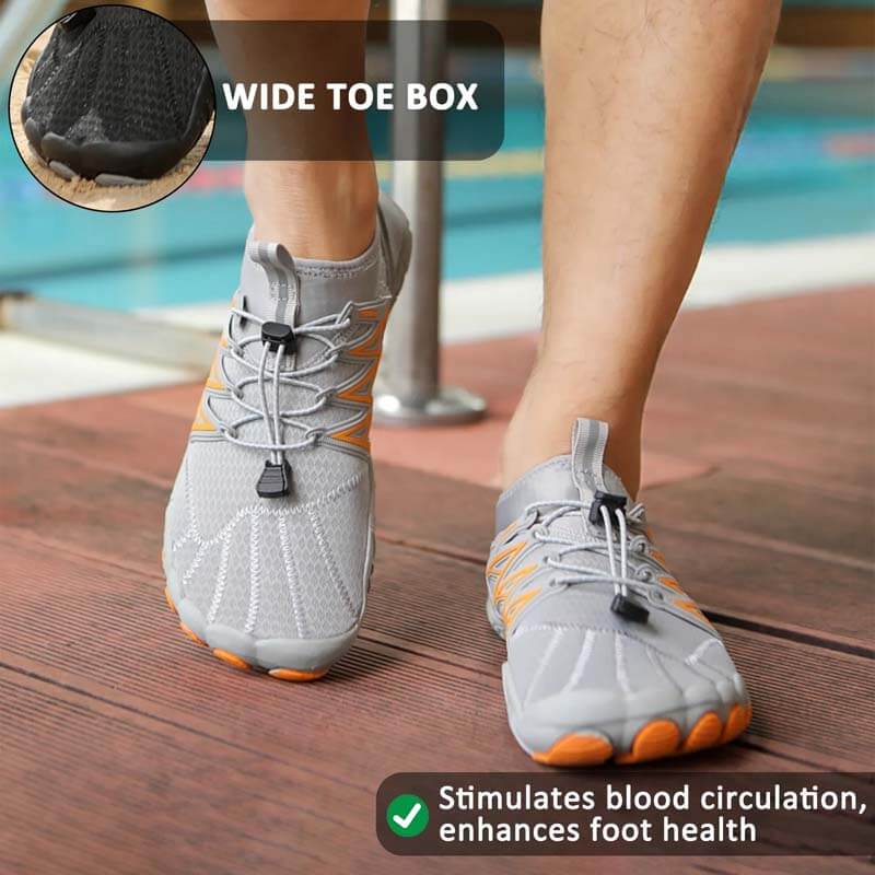 Nuovo fiume Scarpe da inseguimento Summer Calcolato a cinque dita Scarpe da spiaggia per alpinismo per esterni Sports Scarpe d'acqua per nuoto ondulato