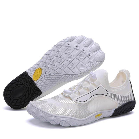 Nuevos zapatos de rastreo de río al aire libre para hombres y mujeres zapatos de agua que vadean la playa de natación de natación de montañismo zapatos de acondicionamiento físico de cinco dedos