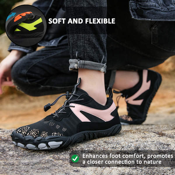 kaegreel barefoot shoes 31478 black pink