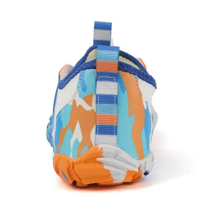 Chaussures à eau boucle réglable respirante à sec rapidement sans glissement de plage d'été marche / baignade / chaussures aux pieds nus extérieurs