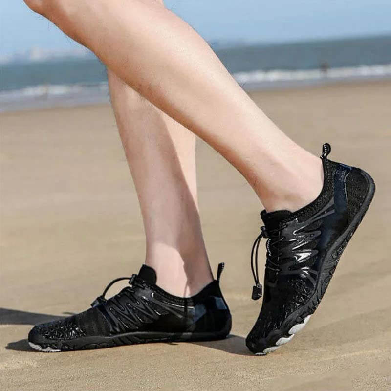 Scarpe chiare a piedi nudi rapidi scarpe da acqua traspirante spiaggia, nuoto, barca, escursioni, surf, scarpe da passeggio