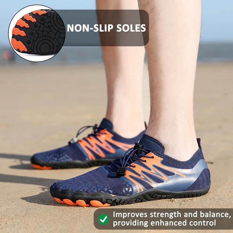 Scarpe chiare a piedi nudi rapidi scarpe da acqua traspirante spiaggia, nuoto, barca, escursioni, surf, scarpe da passeggio