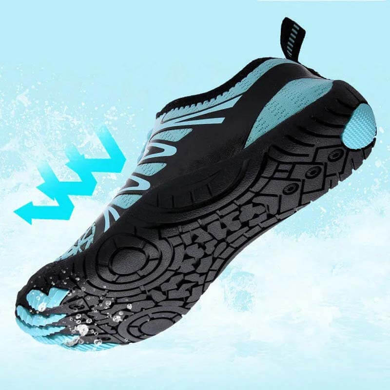 Scarpe chiare a piedi nudi rapidi scarpe da acqua traspirante spiaggia, nuoto, barca, escursioni, surf, scarpe da passeggio