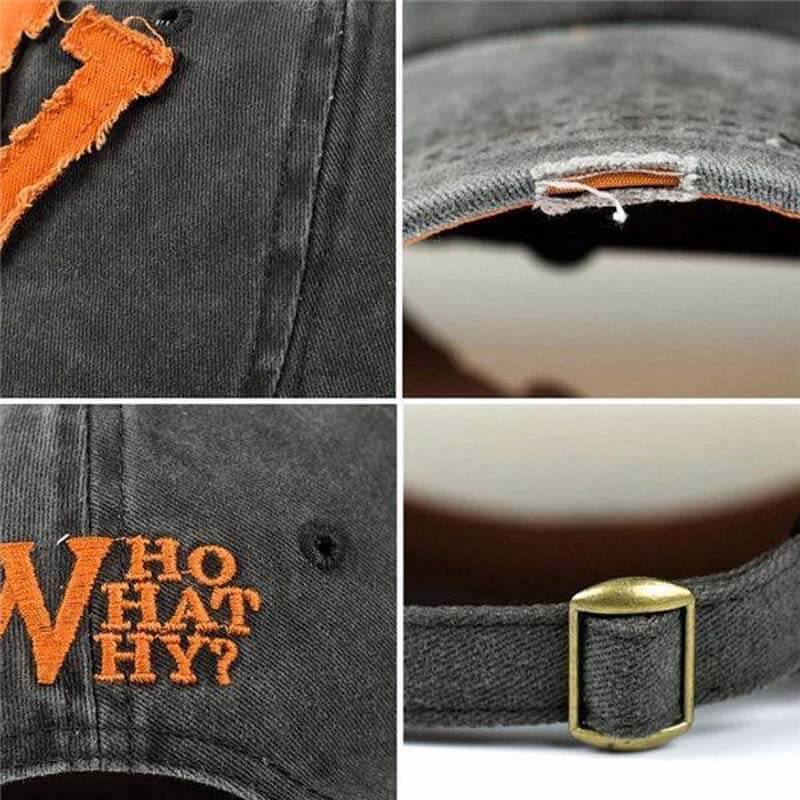 Men women washed baseball cap trucker cap sport snapback hip-hop adjustable hat