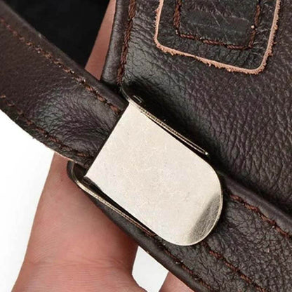 Herren Rindsleder-Baseballmütze der Männer lässig komfortable hochwertige Sonnenschutz-Lederkappe einstellbar