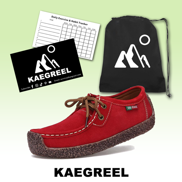 kaegreel boat shoes 136691 red