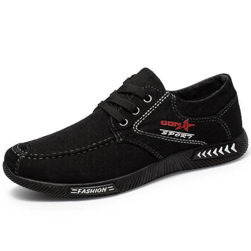 Zapatos casuales suaves de lienzo para hombres