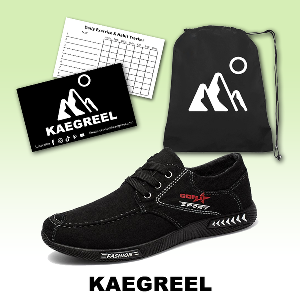 kaegreel boat shoes 137193 black