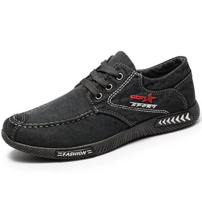 Zapatos casuales suaves de lienzo para hombres