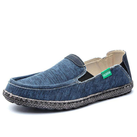 Zapatos de lona para hombres Slip on Deck Fabrica Tabella Casual Zapatos en bote sin deslizamiento Casual Loafer Flat Outdoor