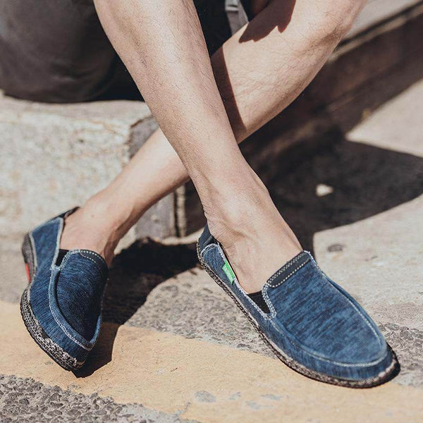 Zapatos de lona para hombres Slip on Deck Fabrica Tabella Casual Zapatos en bote sin deslizamiento Casual Loafer Flat Outdoor