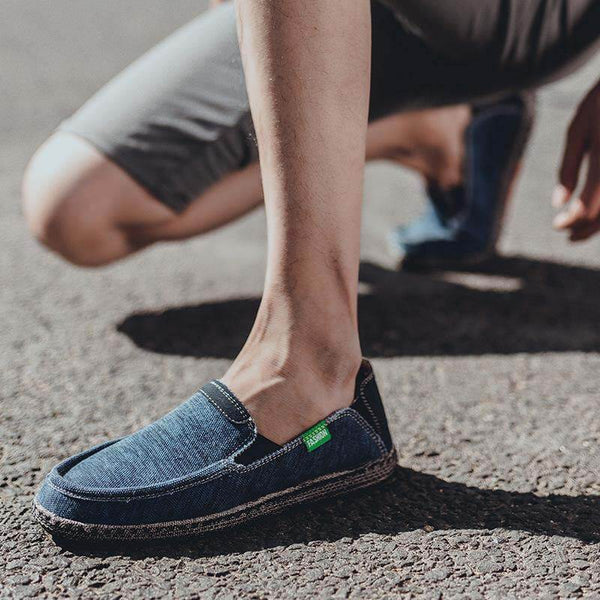 Zapatos de lona para hombres Slip on Deck Fabrica Tabella Casual Zapatos en bote sin deslizamiento Casual Loafer Flat Outdoor