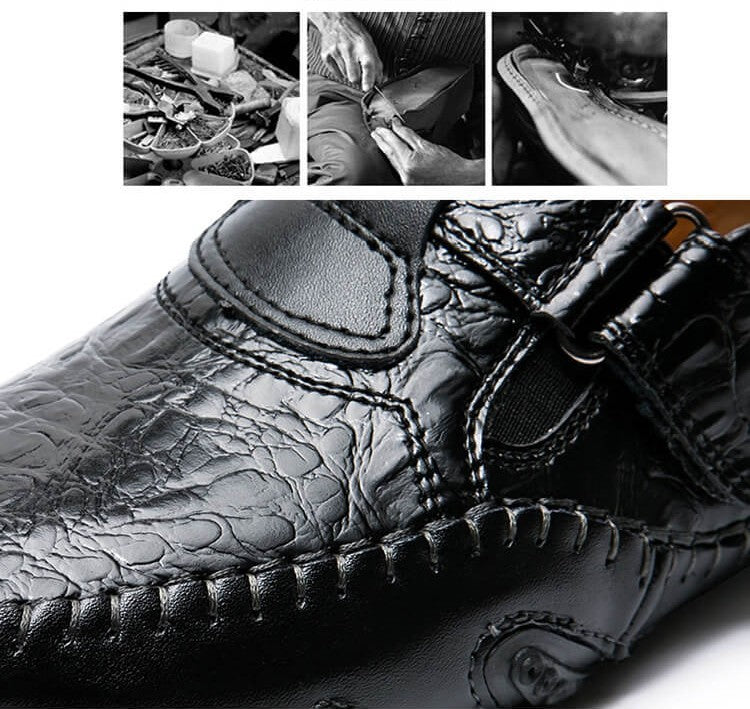 Chaussures Kaeregreel Peas Cuir Four Seasons Chaussures décontractées Octopus British Handmaded Chaussures