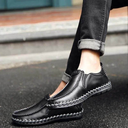 Kaegreel Men's Casual New Set Feet Business British Trend Leather Chaussures