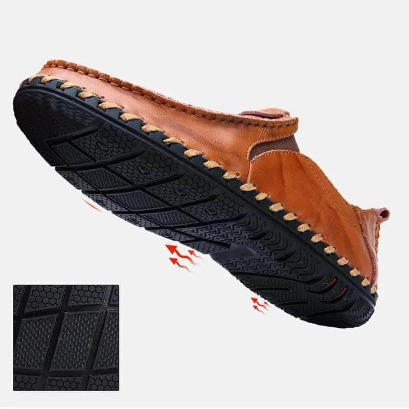 Kaegreel Men's Casual New Set Feet Business British Trend Leather Chaussures