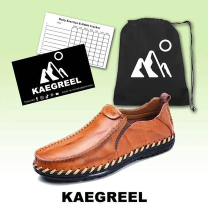Kaegreel Men's Casual New Set Feet Business British Trend Leather Chaussures