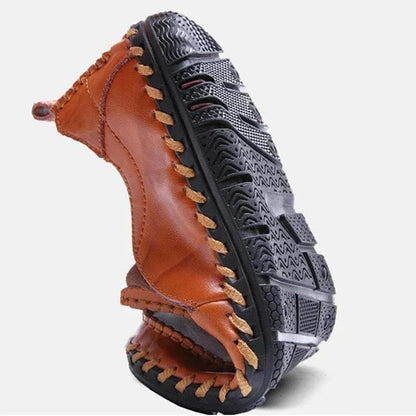 Kaegreel Men's Casual New Set Feet Business British Trend Leather Chaussures