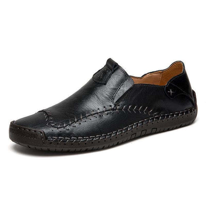 Cuciture da uomo Kaegreel Cuciture antiscivolo di grandi dimensioni Soft Sole Sole Scarpe in pelle casual