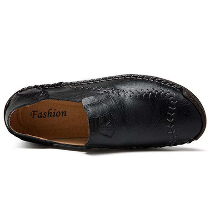 Cuciture da uomo Kaegreel Cuciture antiscivolo di grandi dimensioni Soft Sole Sole Scarpe in pelle casual