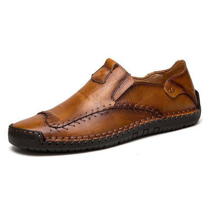 Cuciture da uomo Kaegreel Cuciture antiscivolo di grandi dimensioni Soft Sole Sole Scarpe in pelle casual