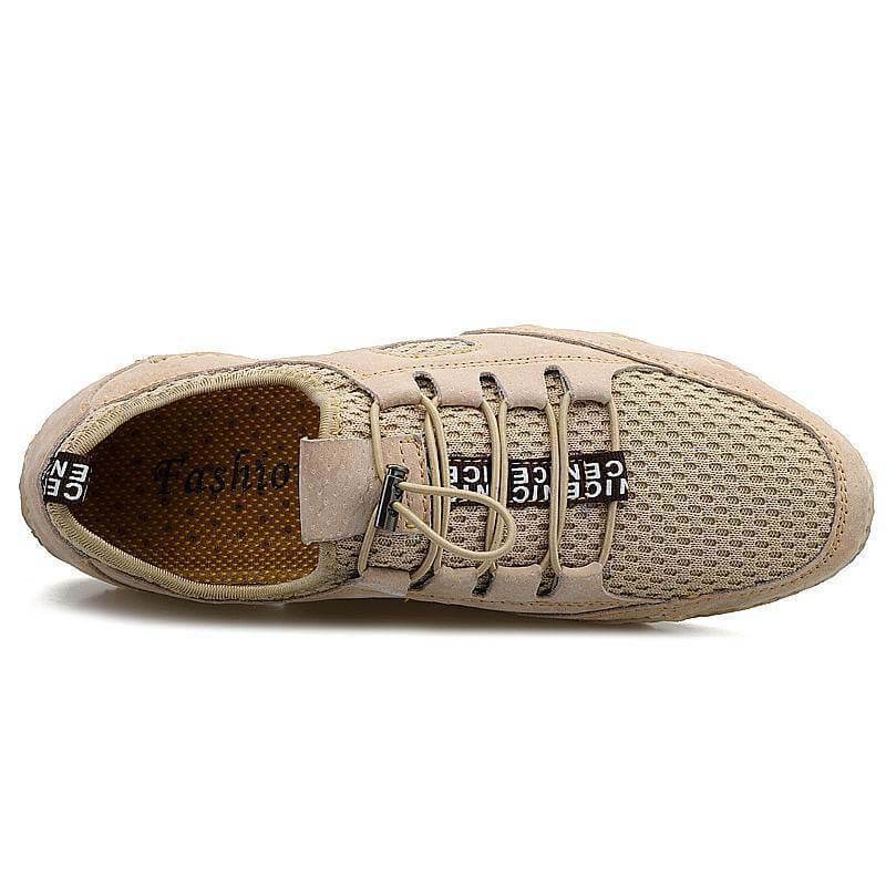 Men Comfortable Handmade Soft Sole Lace Up Leather Loafer Driving Shoes