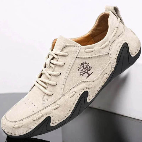 Kaegreel Hombre Hecho a mano Transpirable No Slight Soft Sole Suela de conducción casual