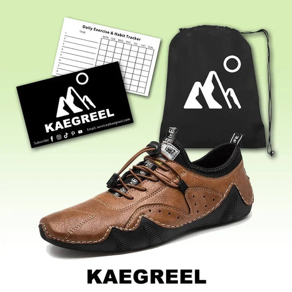 Männer Handstich Microrfiber Leder atmungsaktiv rutschfeste weiche lässige Fahrschuhe