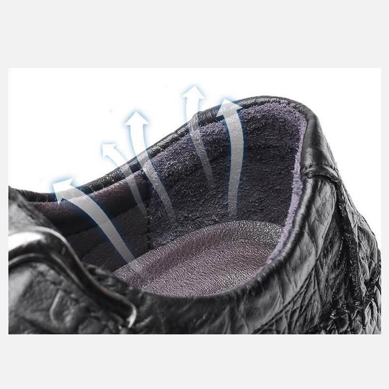 Modello di coccodrillo in pelle vera maschile maschile in pelle di mucca in moda lussuosa Ticket traspirante su comode scarpe mocassine