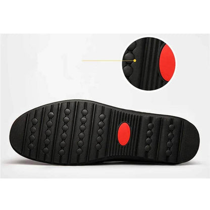 Kaegreel de cuero para hombres sin deslizamiento de mocasines suaves zapatos de conducción de mocasines