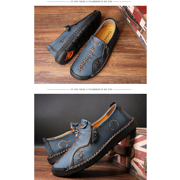 kaegreel handmade leather shoes 31338 blue