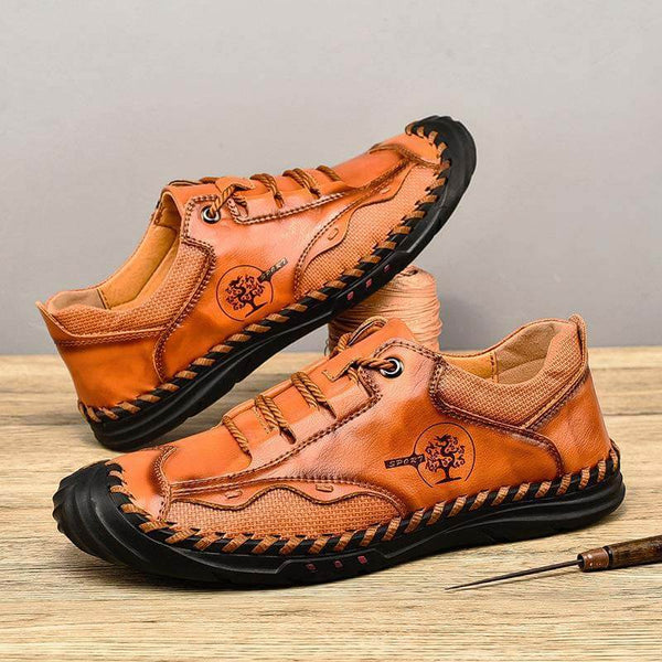 Negocio masculino zapato de cuero hecho a mano de alta calidad