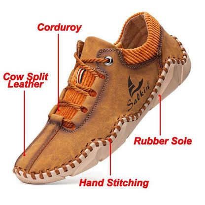 Kaegreel hommes couture à la main en cuir